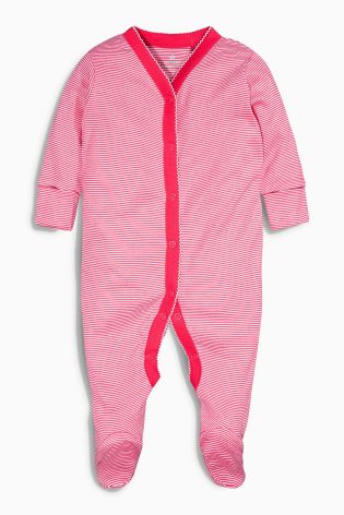 Multi Striped Sleepsuits Four Pack (0mths-2yrs)